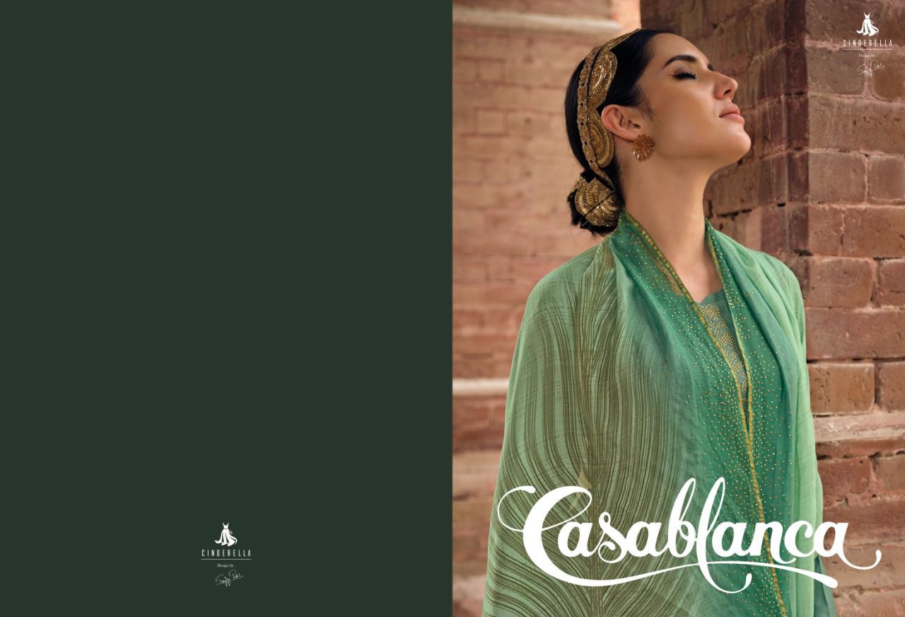 Cinderella Casablanca Pant Style Dress Material Catalog Lowest Price